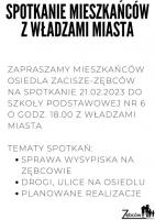 Spotkanie mieszkańców z władzami miasta